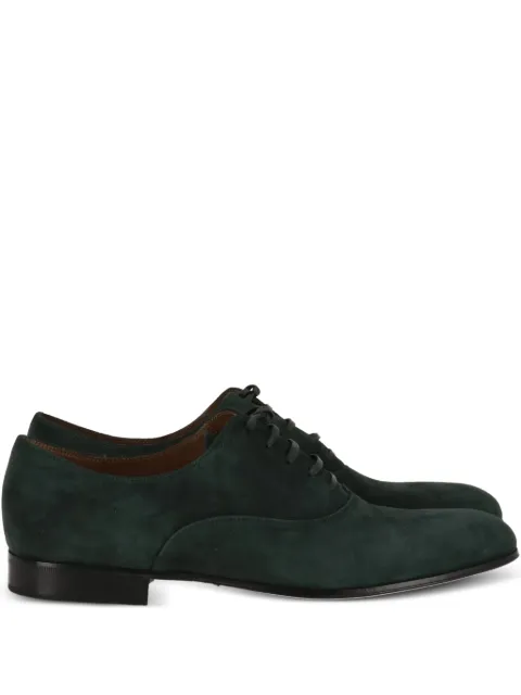 Gianvito Rossi lace-up suede Oxford shoes