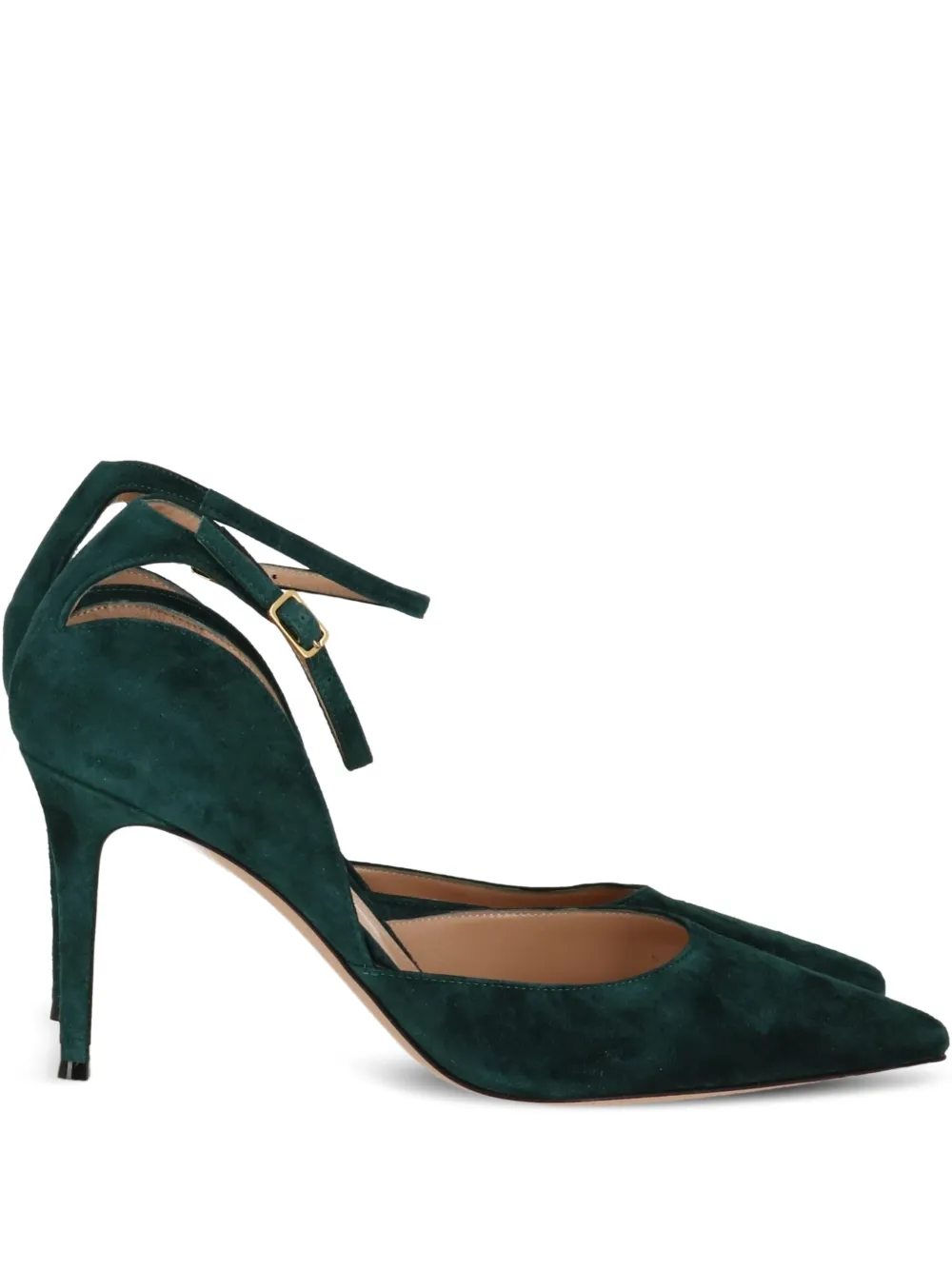 Gianvito Rossi 85mm suede pumps Green