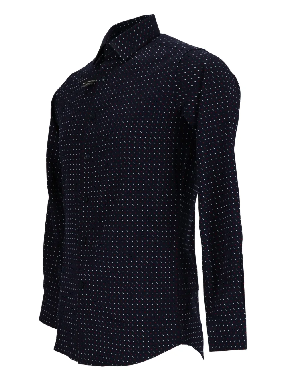 Scotch & Soda multi-pattern cotton shirt Blauw