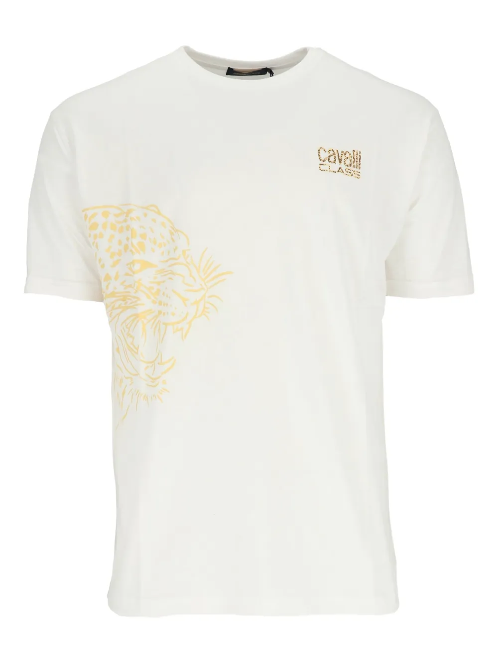 Cavalli Class leopard-print T-shirt | White | Image 1