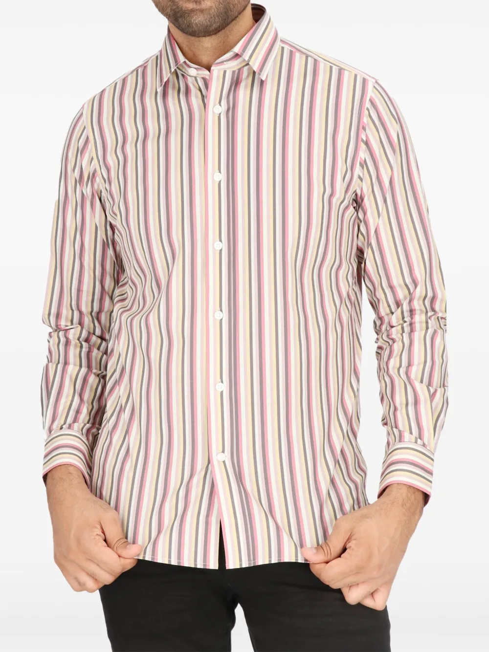 Scotch & Soda Gestreept overhemd Rood