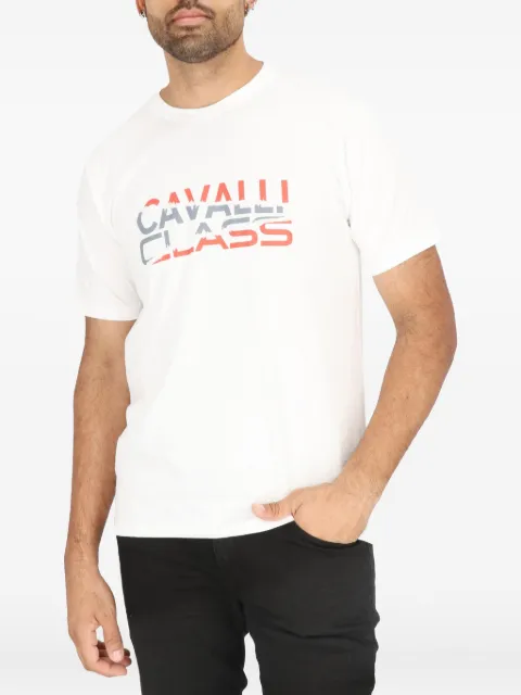 Cavalli Class logo-print T-shirt