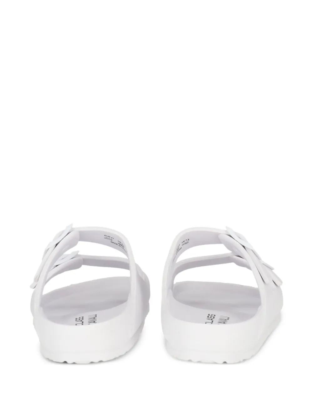 Cavalli Class double-buckle sandals White