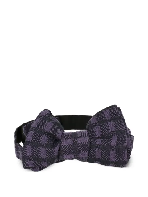 TOM FORD corbata de moño a cuadros