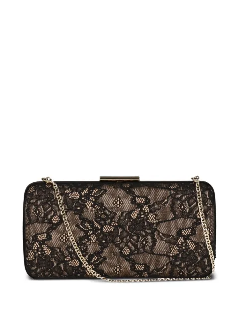 Gianvito Rossi Valì lace-pattern clutch bag