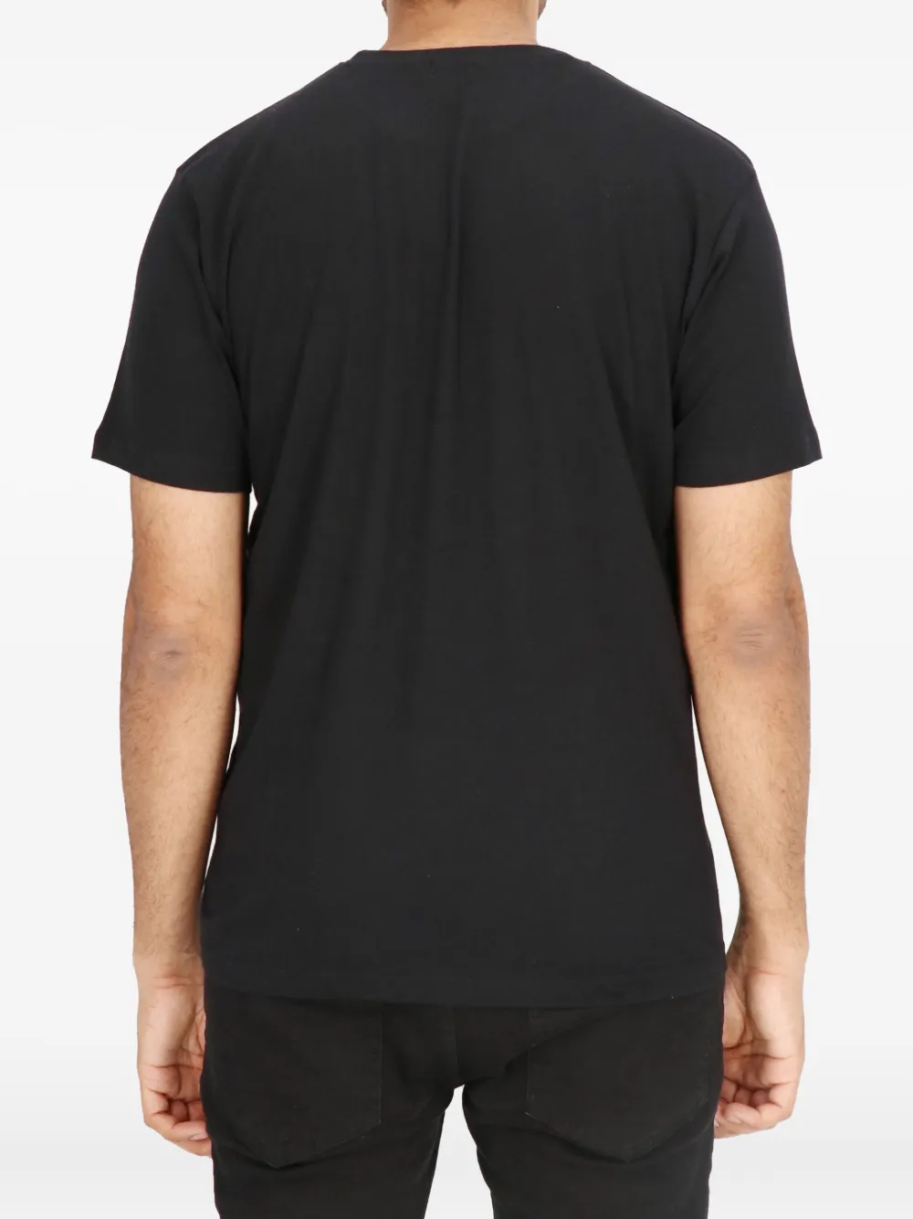 Cavalli Class T-shirt met logoprint Zwart