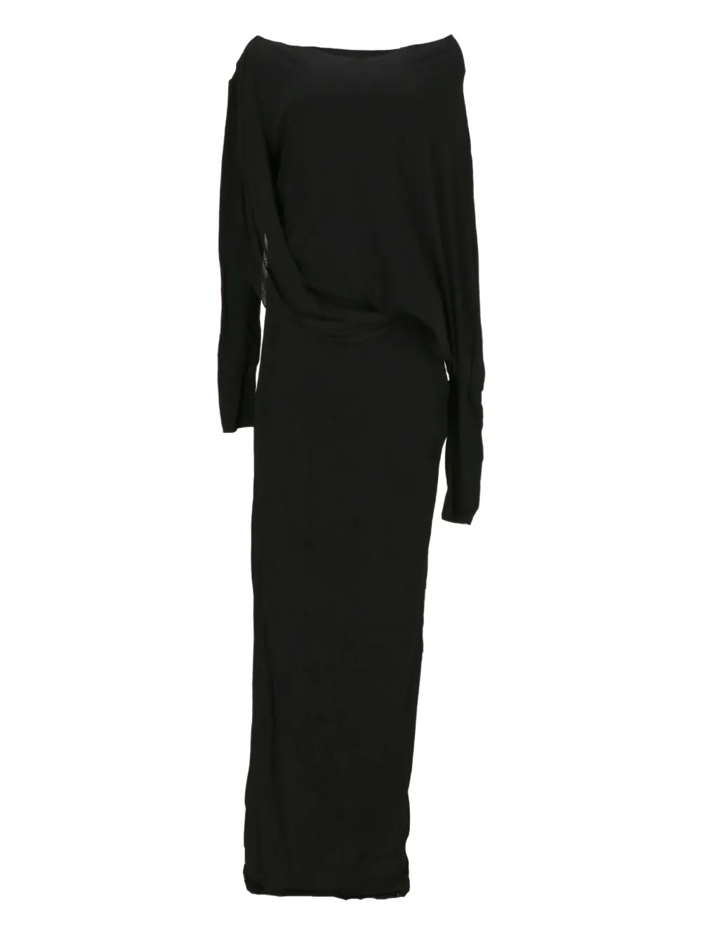 TOM FORD off-shoulder maxi dress - Zwart