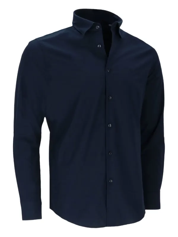 Profondo Rosso 4k Camicia Uomo Classica Premium A Maniche Lunghe - Resistente Alle Rughe, Cotone E Poliestere, Per Lavoro E Occasioni Jeans Slim FIT - Foto 3