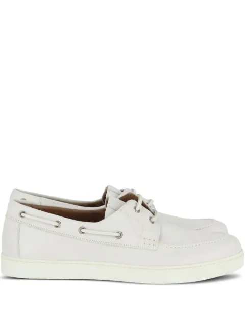 Gianvito Rossi leather boat shoes 
