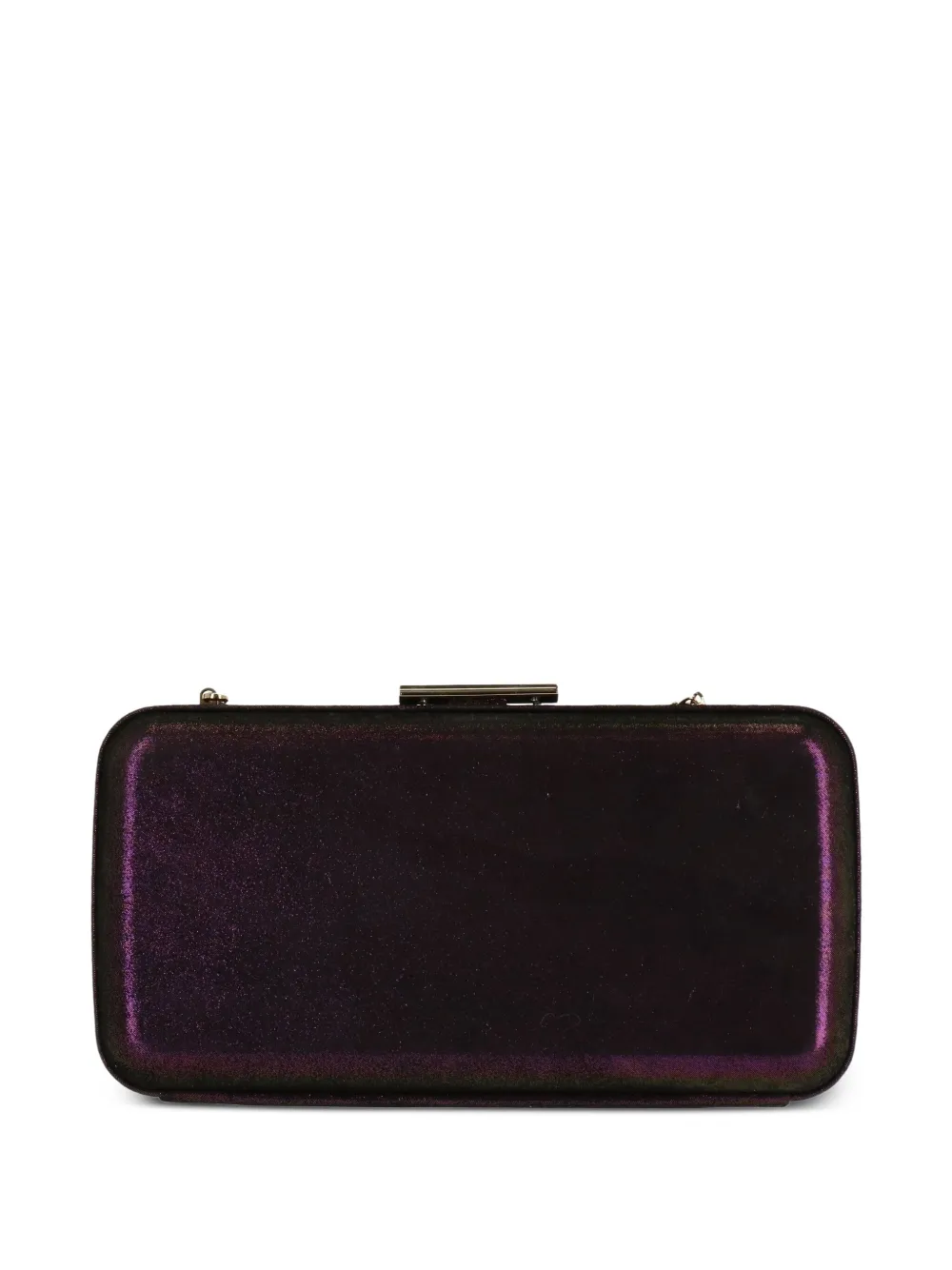 Gianvito Rossi satin clutch bag - Zwart