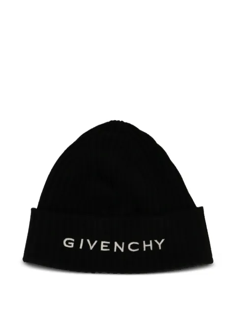 Givenchy logo-embroidered beanie