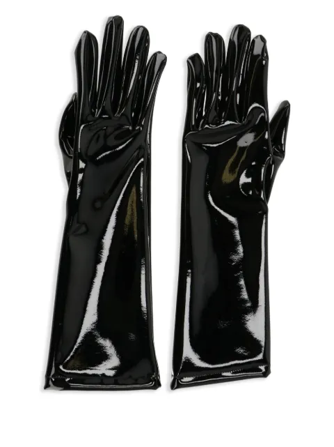 Gianvito Rossi patent-leather gloves