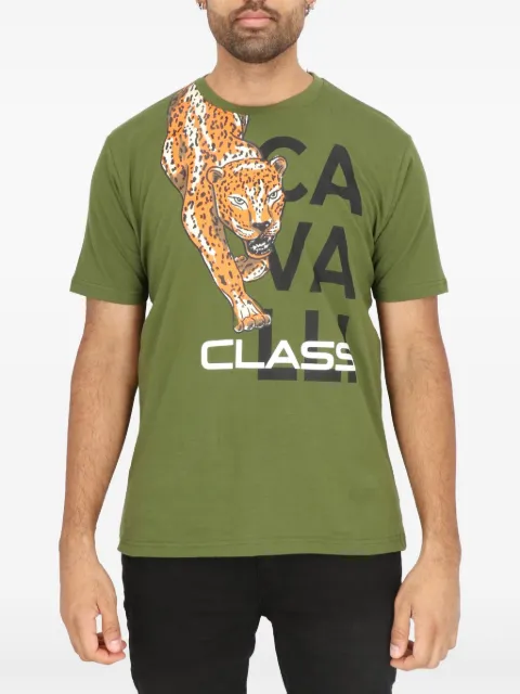 Cavalli Class Camiseta com estampa de logo