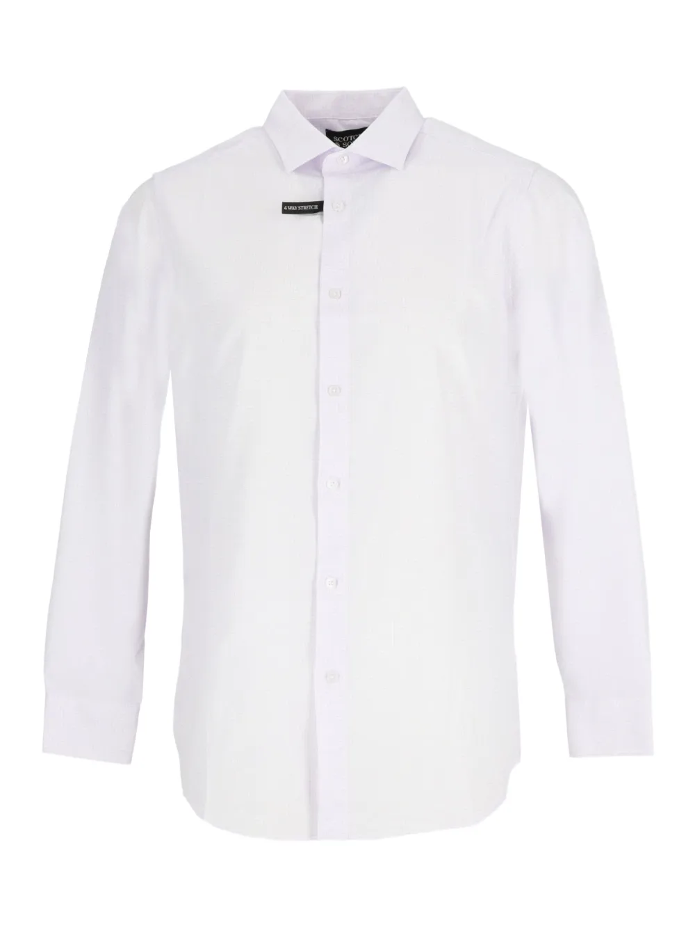 Scotch & Soda grid-pattern shirt Paars