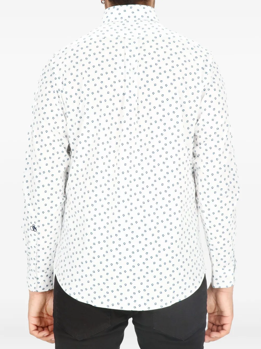 Scotch & Soda Overhemd met sterrenprint Wit