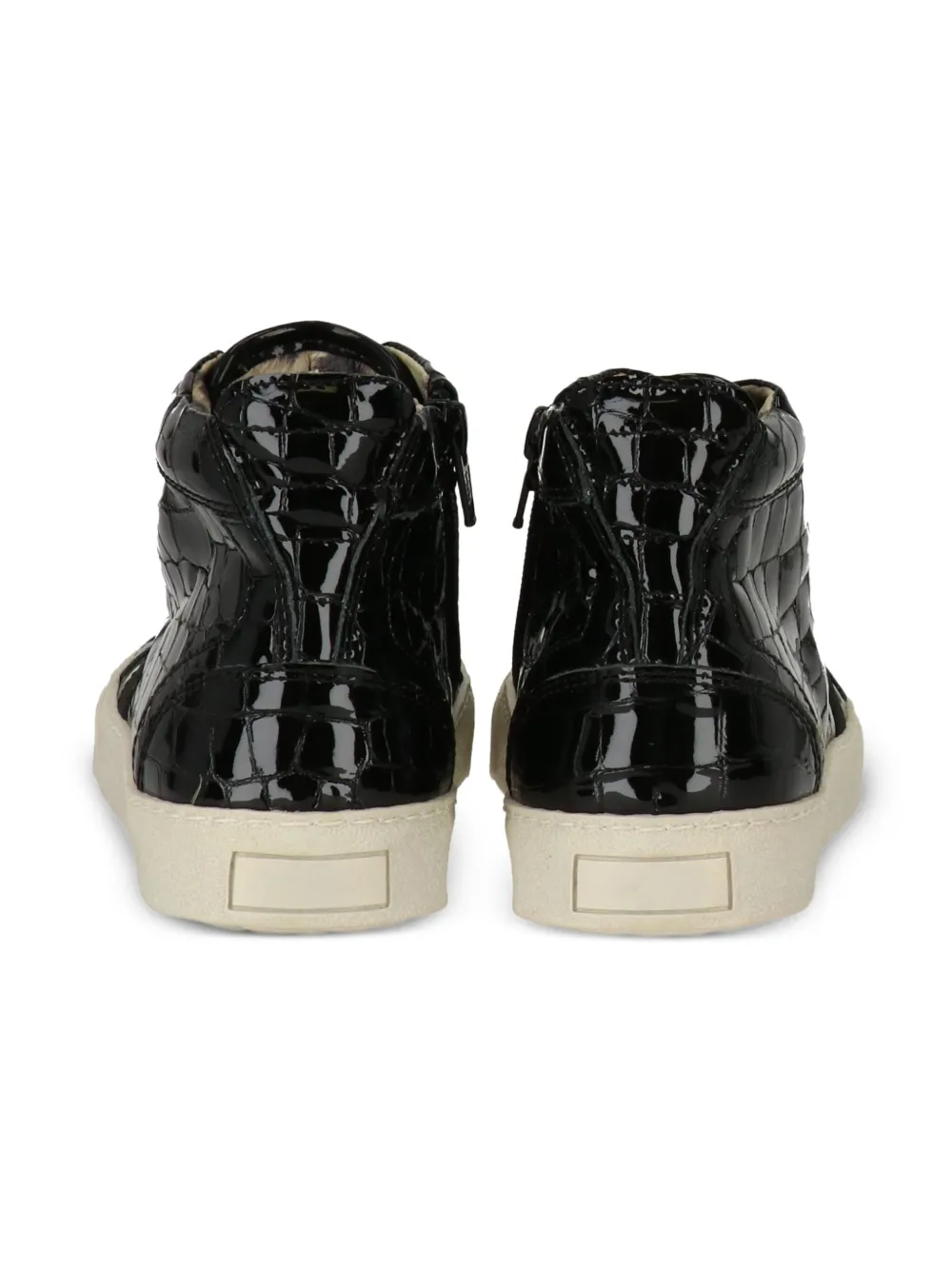 Roberto Cavalli Junior logo plaque sneakers Black