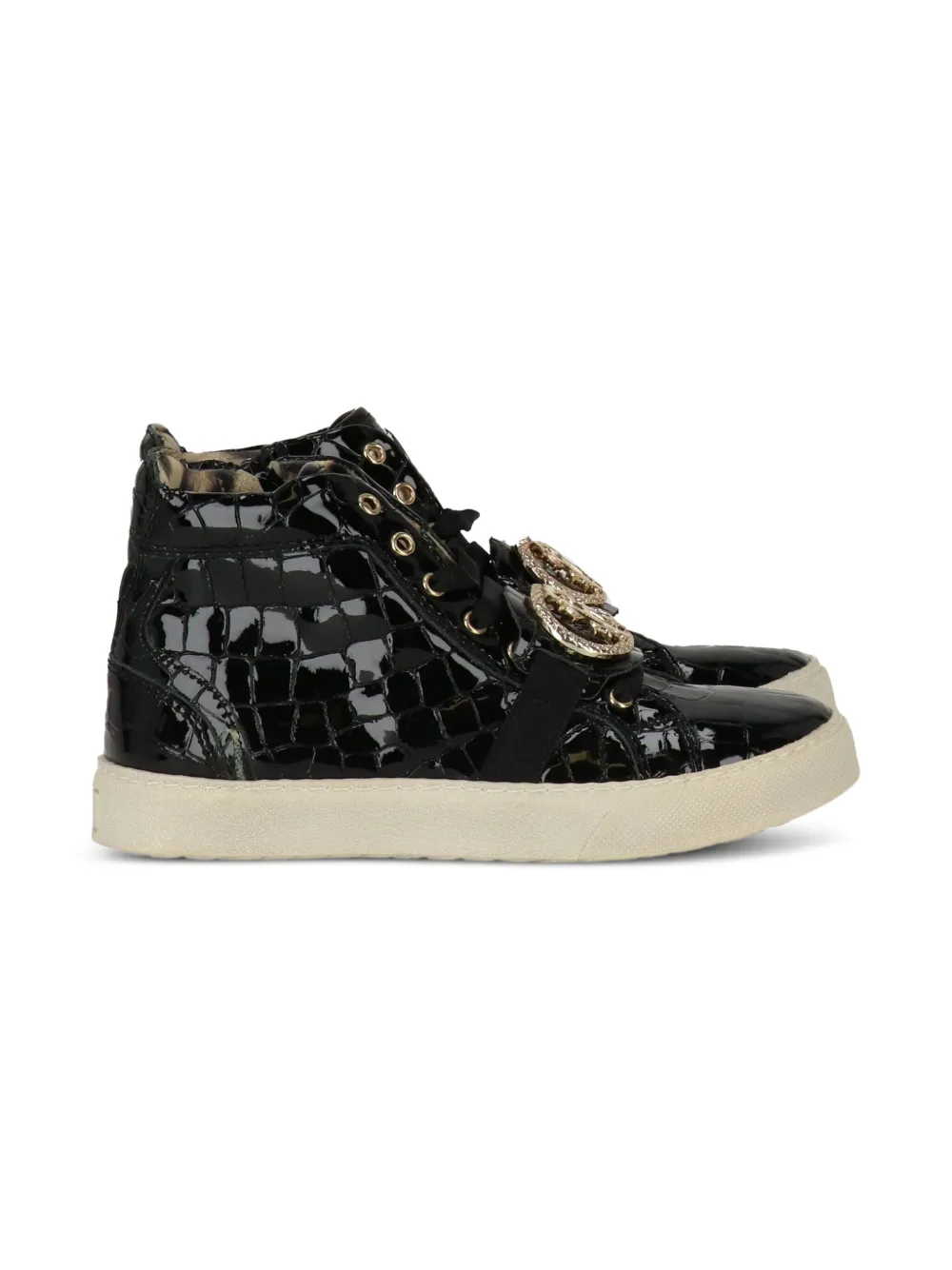 Roberto Cavalli Junior logo plaque sneakers | Girls Shoes | Image 2