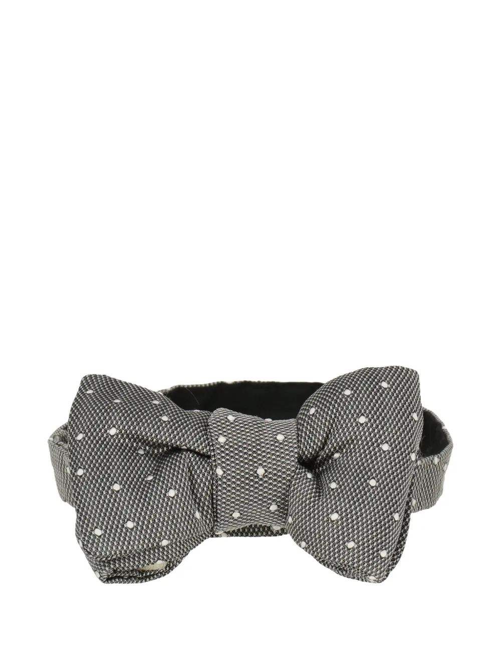 TOM FORD patterned-jacquard bow tie | gris | Image 1