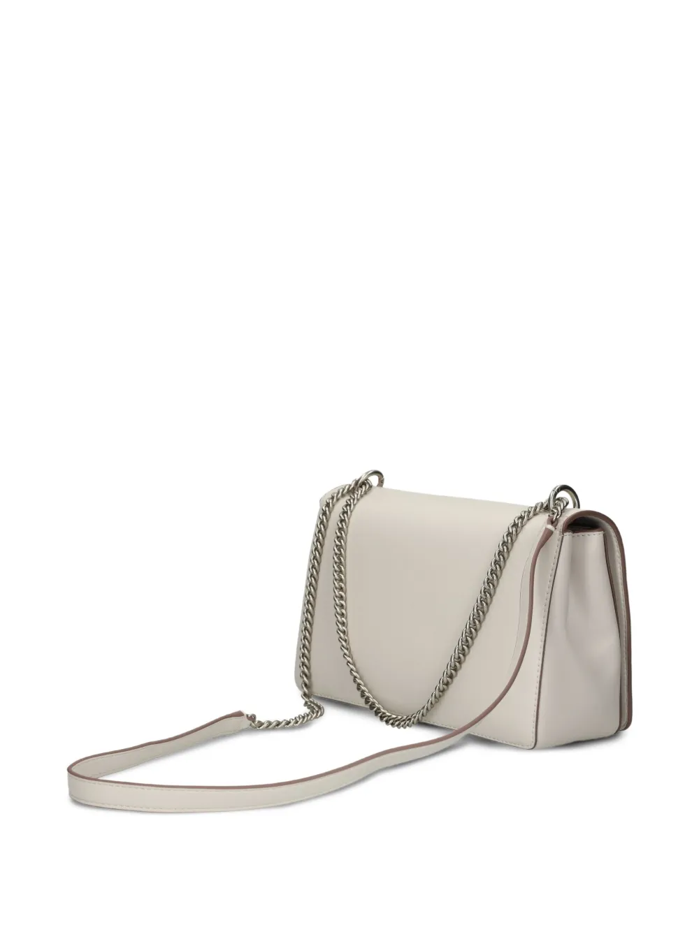 Calvin Klein Chain-link Cross Body Bag In White