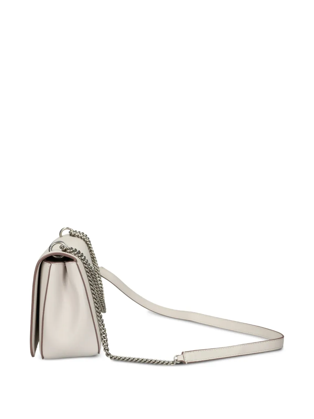 Calvin Klein Chain-link Cross Body Bag In White