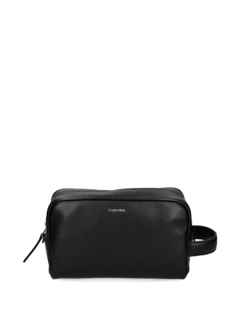 Calvin Klein trousse de toilette à fermeture zippée