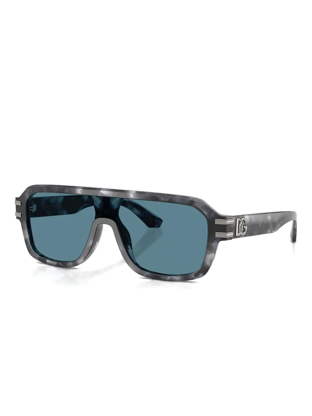 Dolce & Gabbana Eyewear Griffe pilot-frame sunglasses Grijs