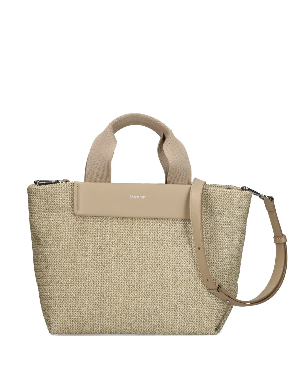 Calvin Klein Shopper met logo Beige