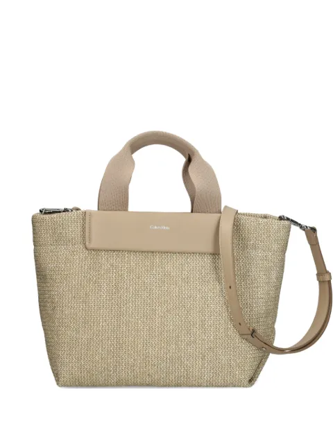 Calvin Klein logo-stamp tote bag