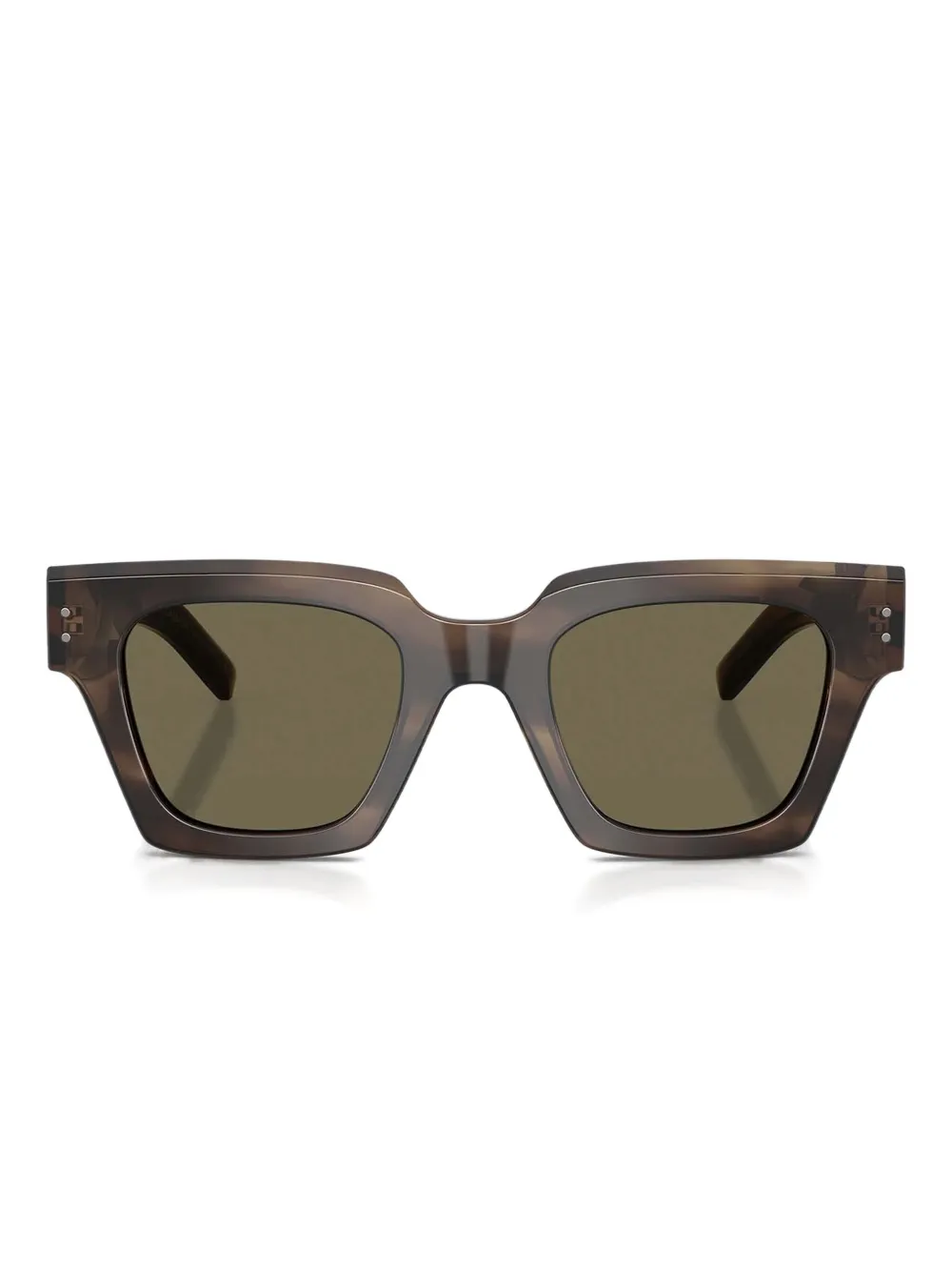 Dolce & Gabbana Eyewear Occhiali da sole squadrati - Marrone