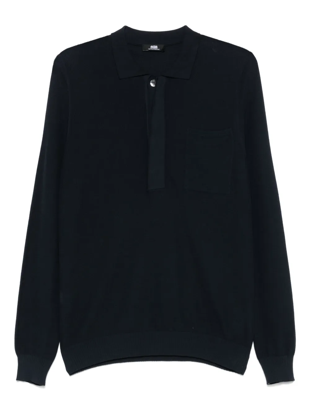 ALPHA STUDIO cotton polo shirt | Blue | Image 1