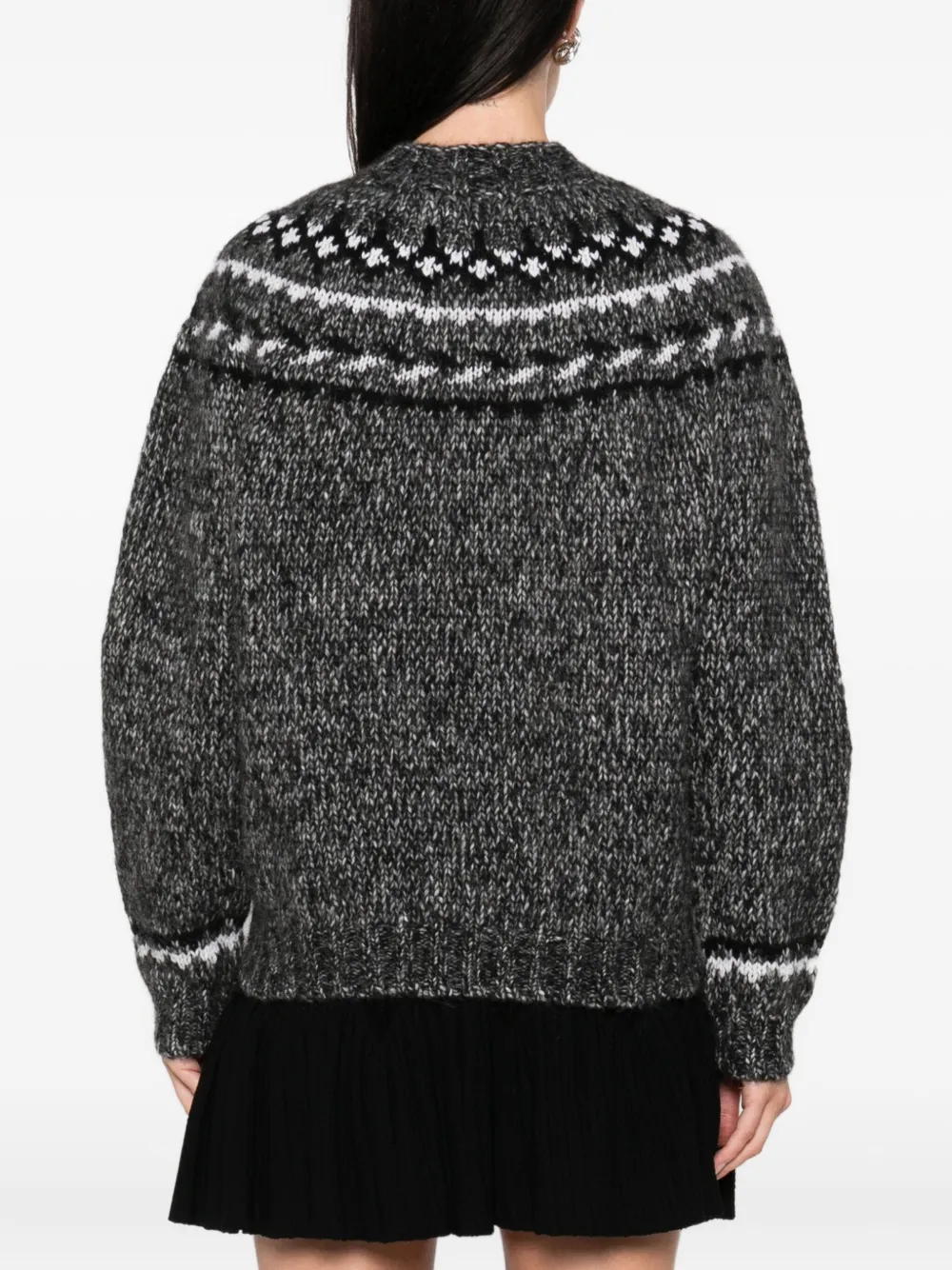 P.A.R.O.S.H. Laila crew-neck sweater Zwart