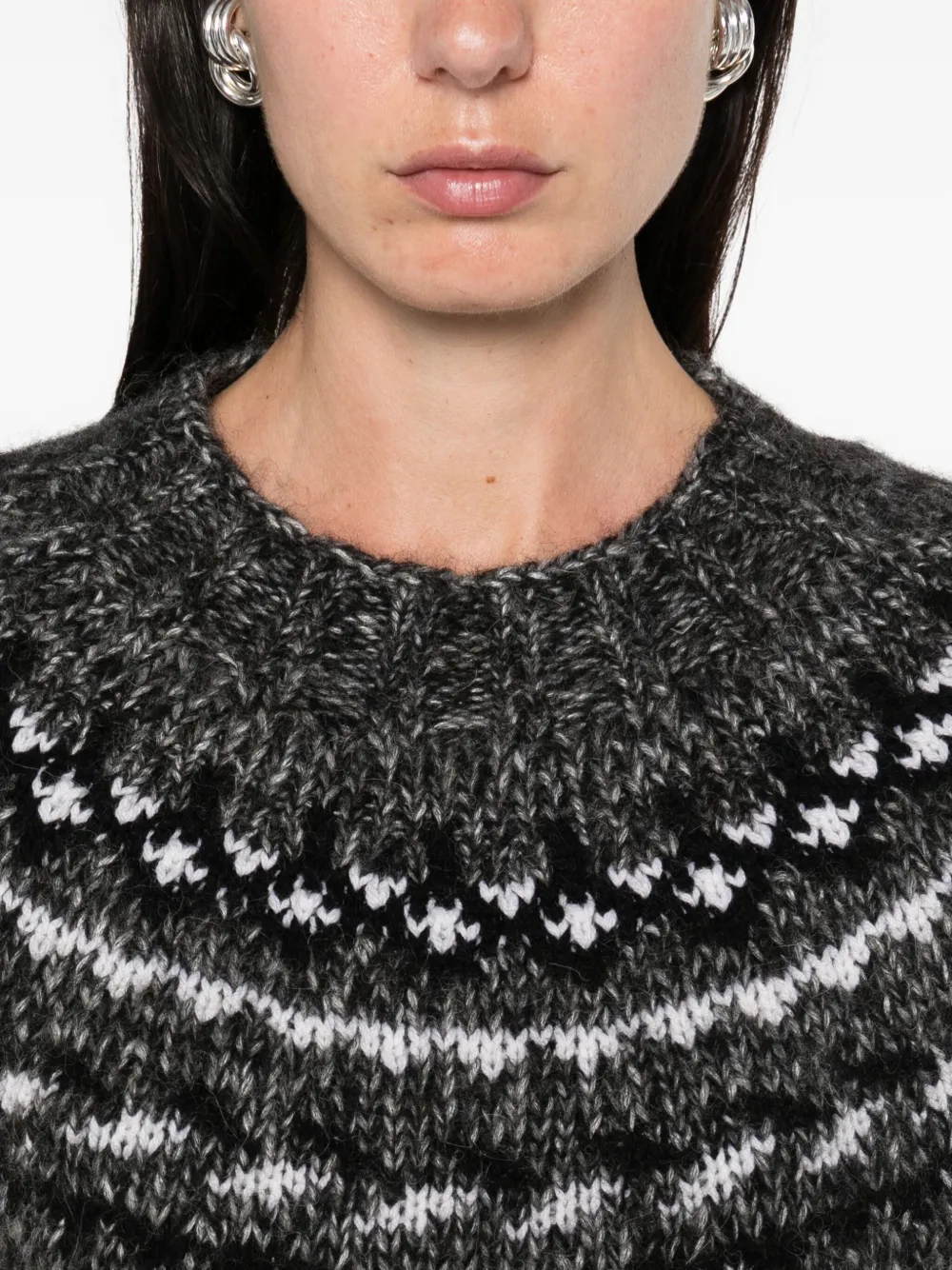 P.A.R.O.S.H. Laila crew-neck sweater Zwart