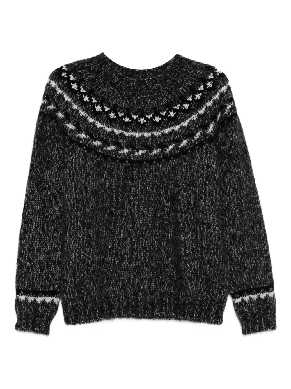 P.A.R.O.S.H. Laila crew-neck sweater Zwart