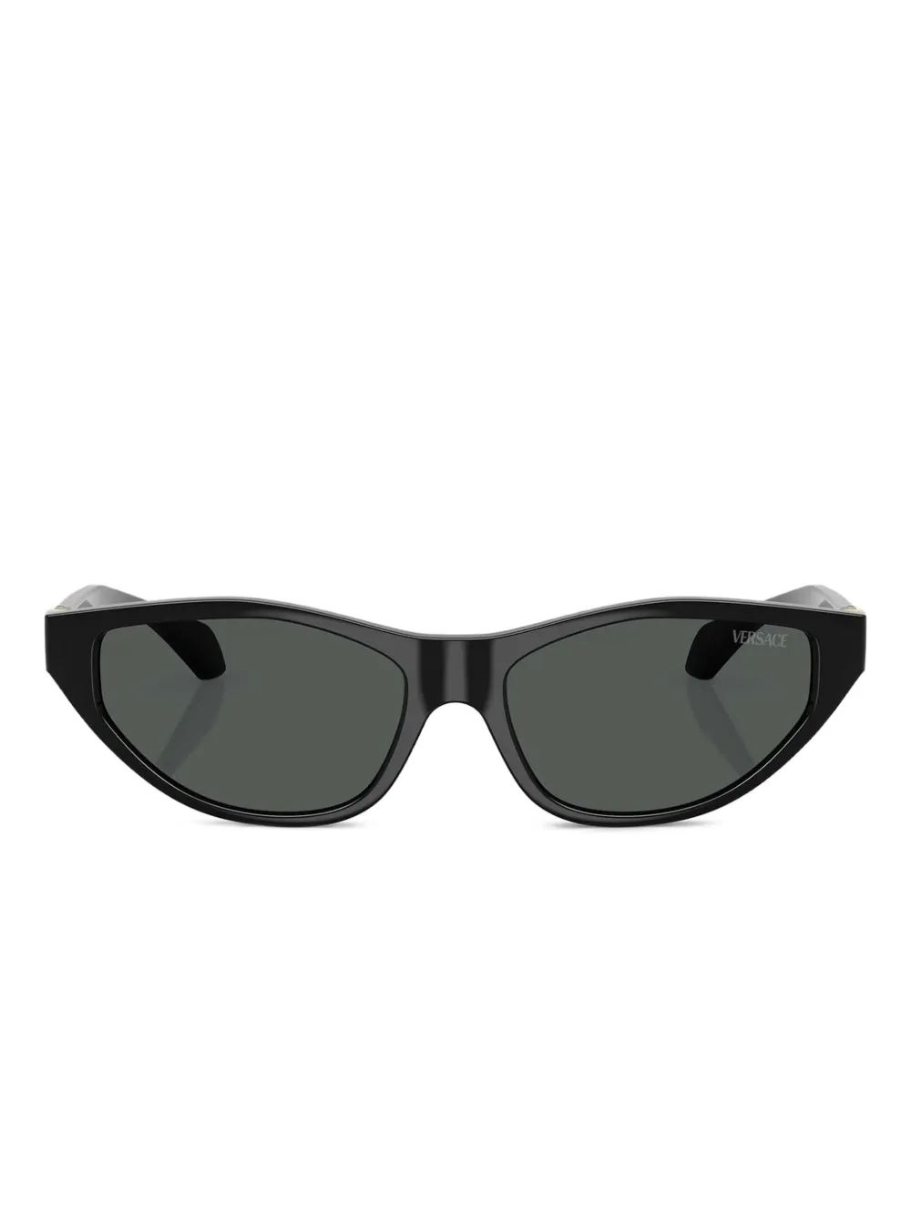 Versace Eyewear Occhiali da sole cat-eye con decorazione Medusa - Nero