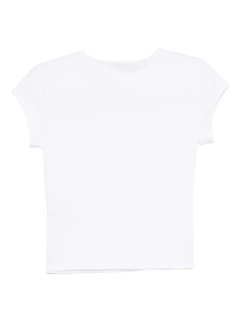 FRAME Gesmockt T-shirt Wit