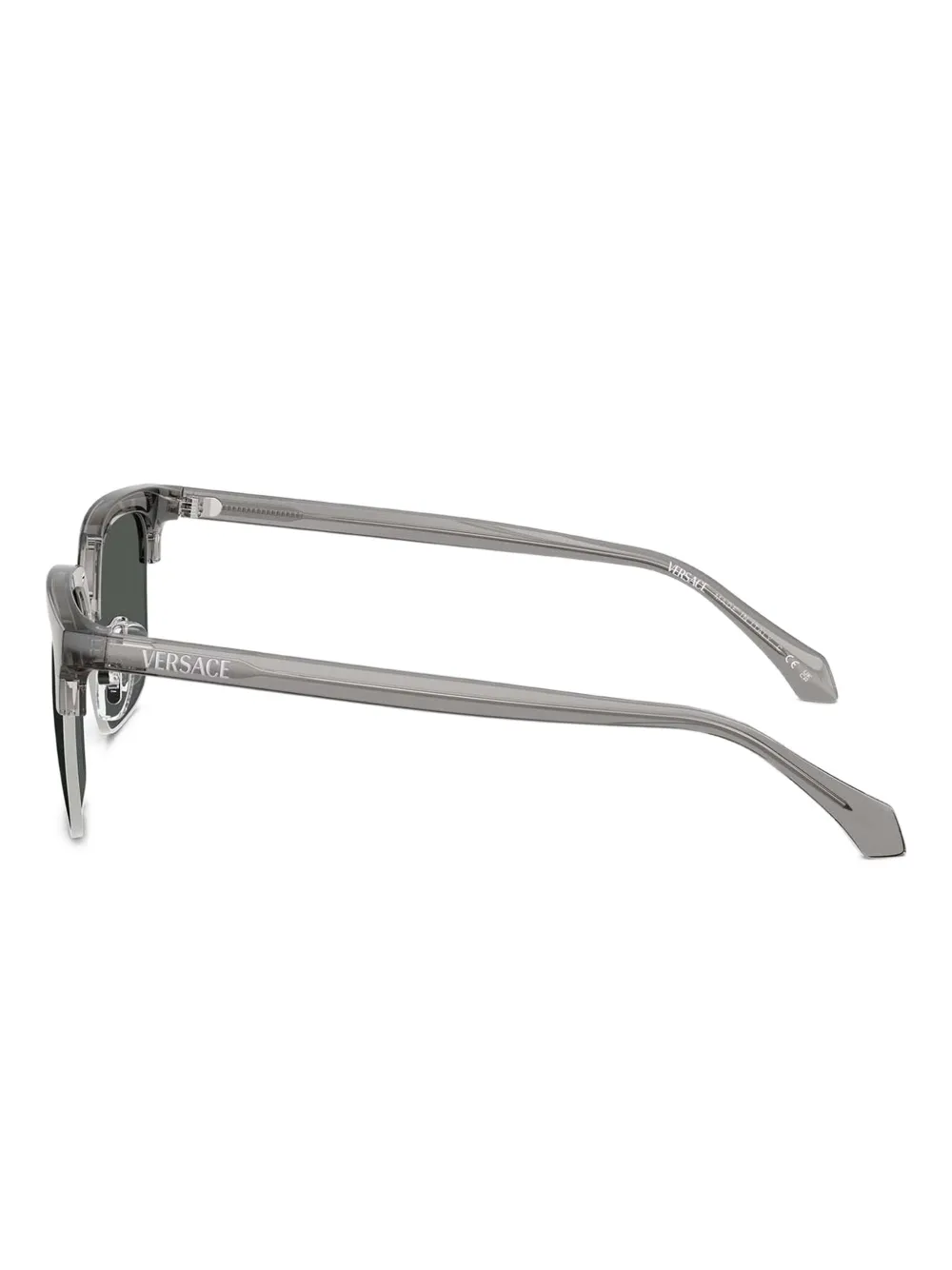 Versace Eyewear Zonnebril met vierkant montuur Grijs