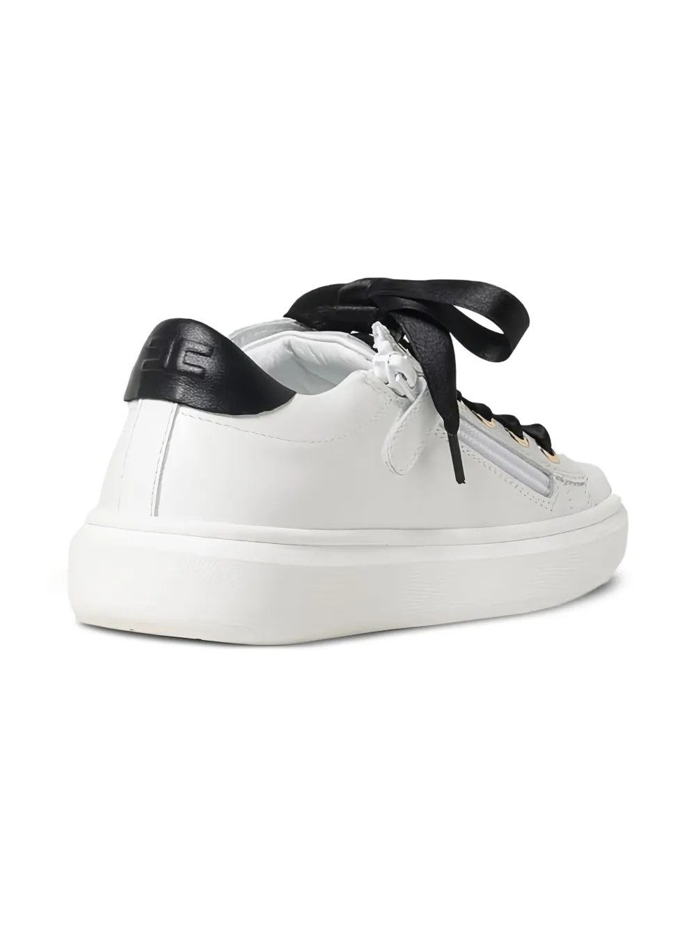 Elisabetta Franchi Kids Leren sneakers Wit