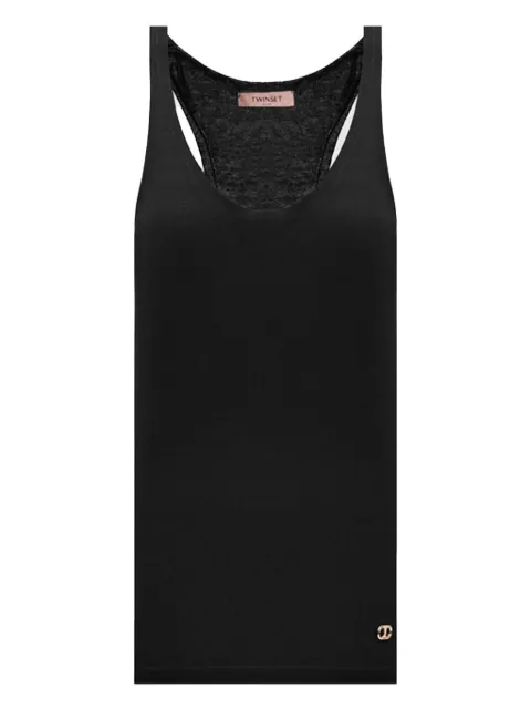 TWINSET top con espalda de nadador