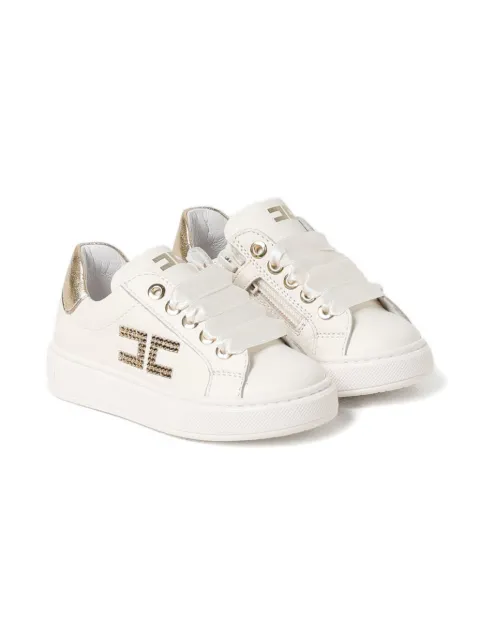 Elisabetta Franchi Kids crystal-embellished sneakers