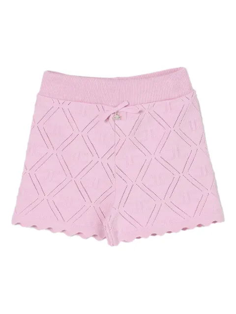 Elisabetta Franchi Kids diamond-pattern shorts