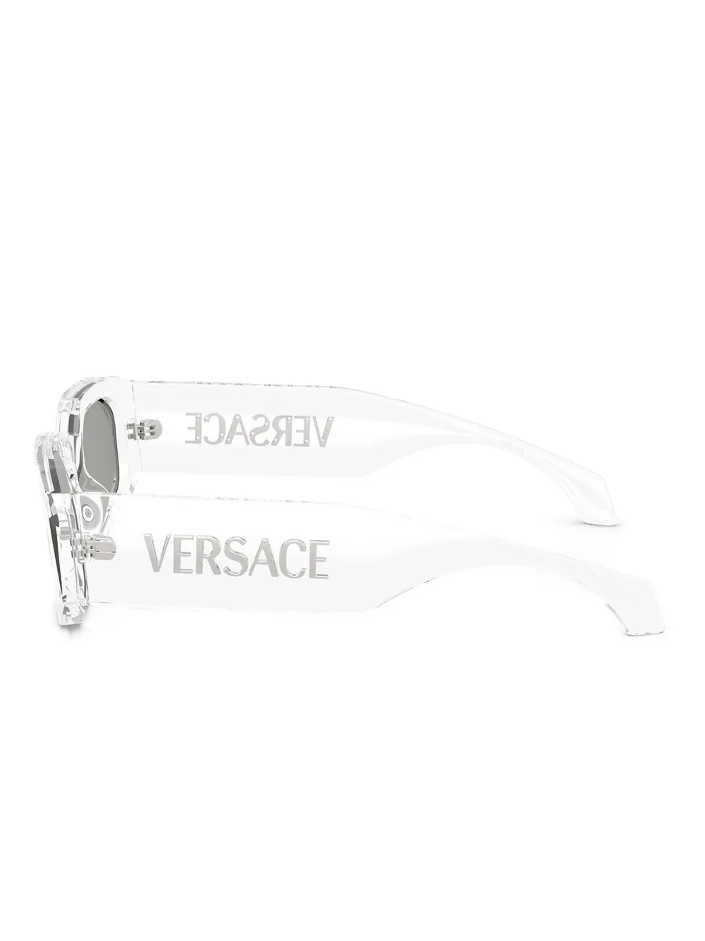 Versace Eyewear Zonnebril met geometrisch montuur Wit