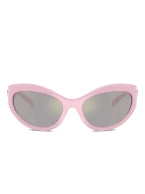 Gucci Eyewear インターロッキングG サングラス | ピンク | FARFETCH JP