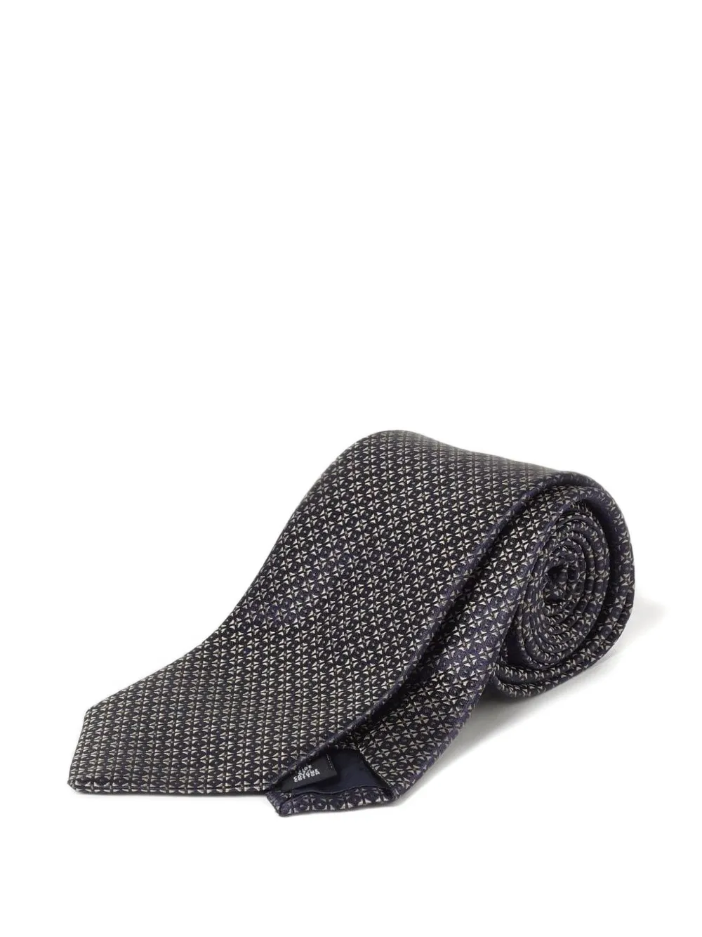 Emporio Armani Stropdas met geometrisch patroon BLUE AND GREEN
