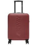 K-Way embossed-logo suitcase - Red