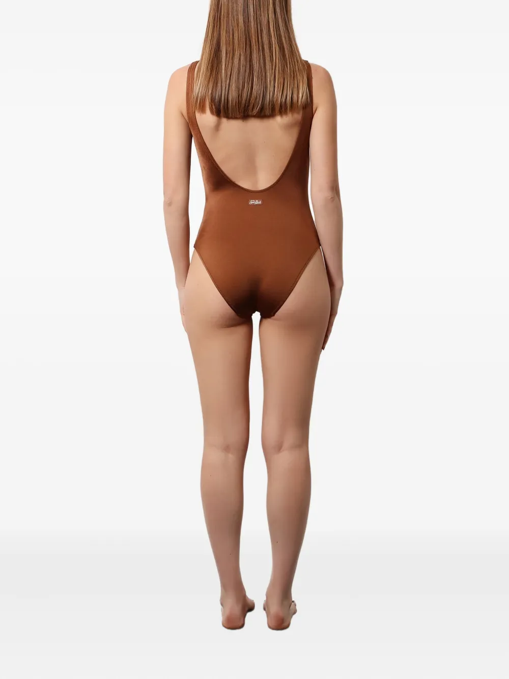 MC2 Saint Barth leopard-print embellished swimsuit Bruin