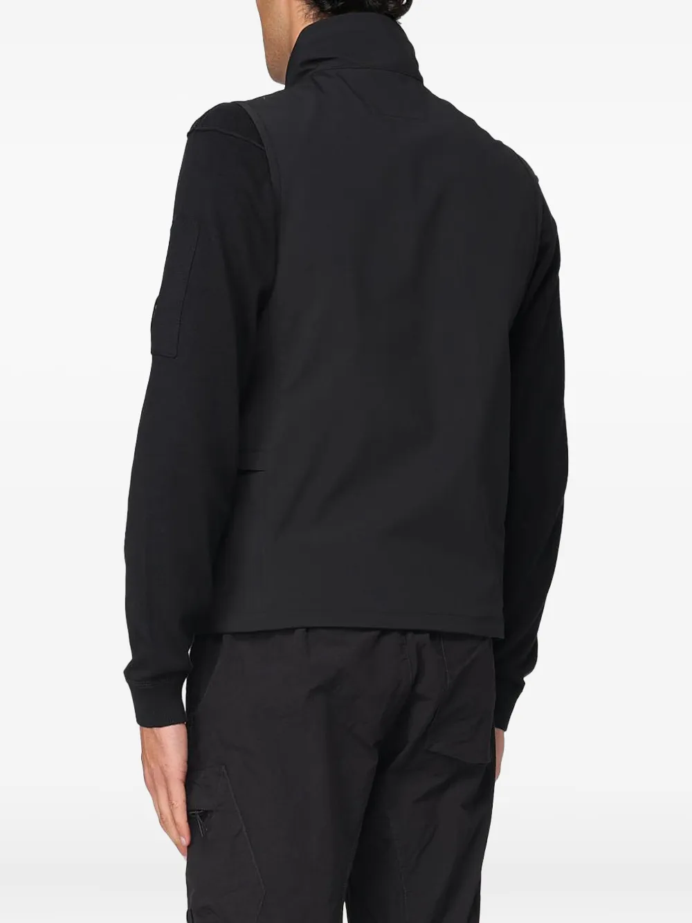 C.P. Company ^ C.P. Shell-R gilet met meerdere zakken Zwart