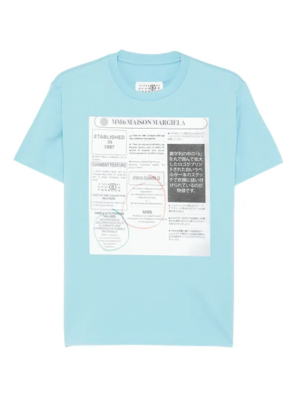 MM6 Maison Margiela グラフィック半袖Tシャツカットソー MM6 Maison Margiela グラフィック半袖Tシャツカットソー