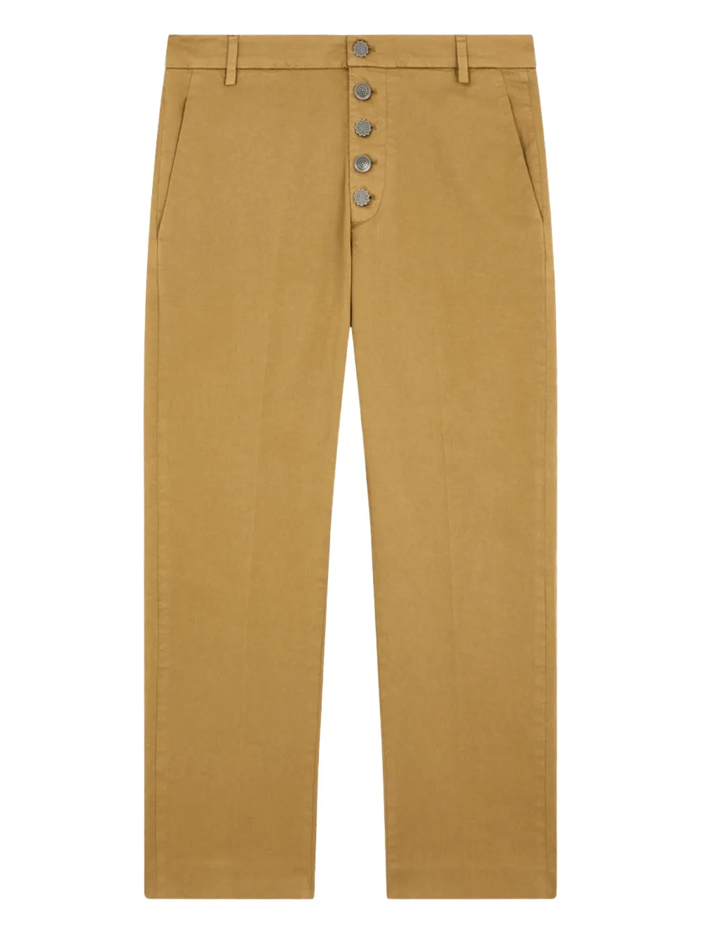DONDUP Broek met knoopsluiting Bruin