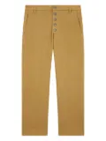 DONDUP button-fastening trousers - Brown