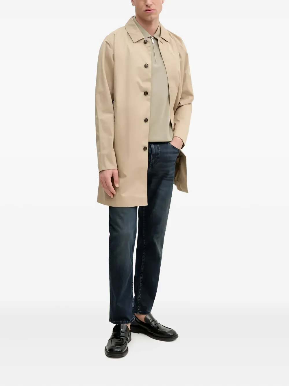 Michael Kors half-zip polo shirt Beige